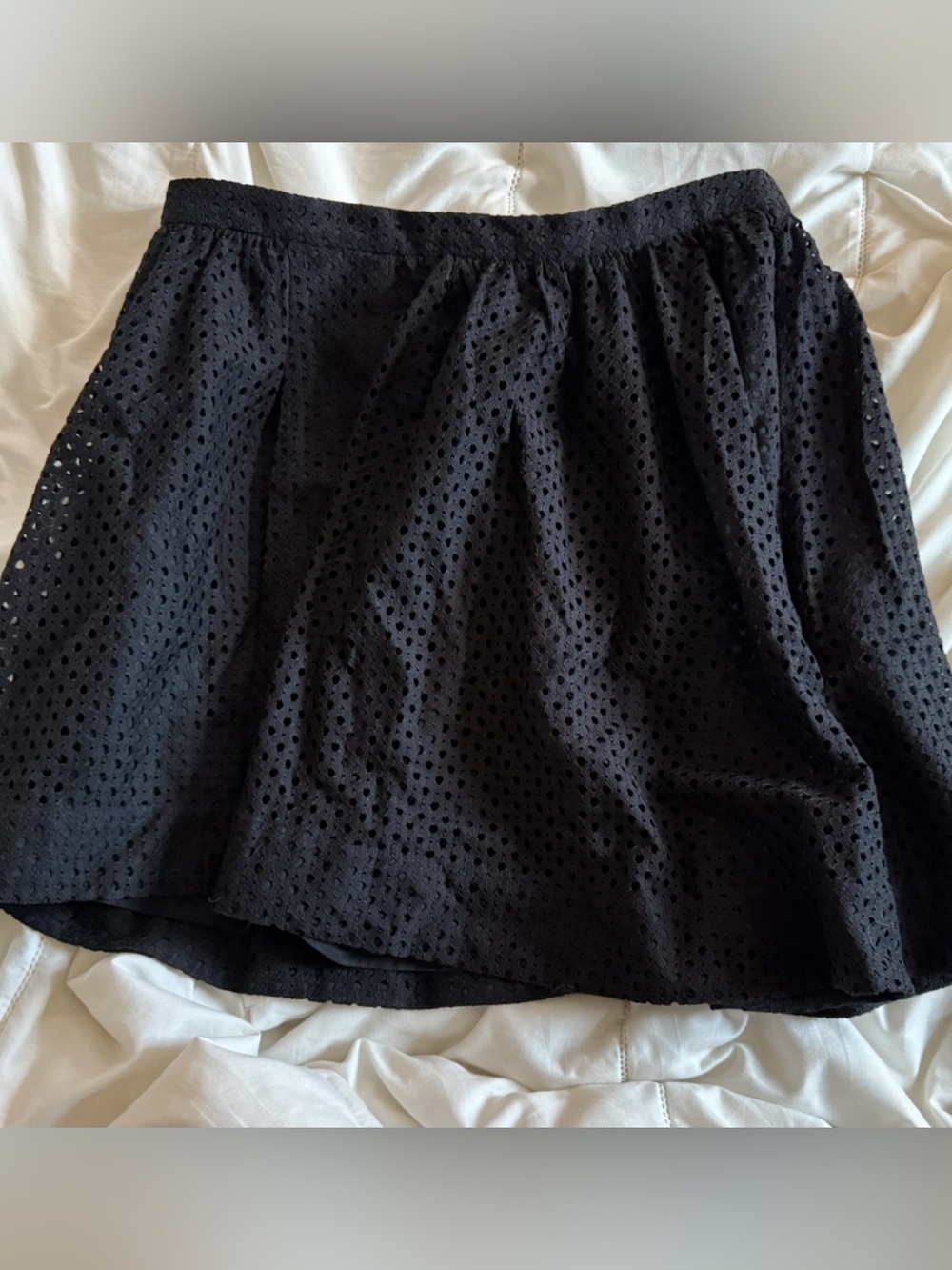 IRO Otilia Black Lace Eyelet Mini Skirt size 40
US M/8 Business casual party